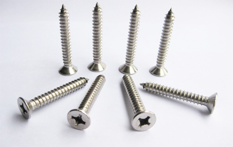 Vít gỗ inox dầu bằng
